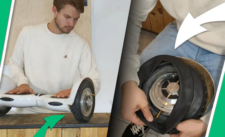 Réparer une crevaison sur la roue d'un HoverBoard