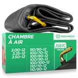 Chambre à air 3.00/3.50-12 valve coudée (JS87C)