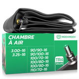 Chambre à air 3.00/3.25-16 valve droite (TR4)