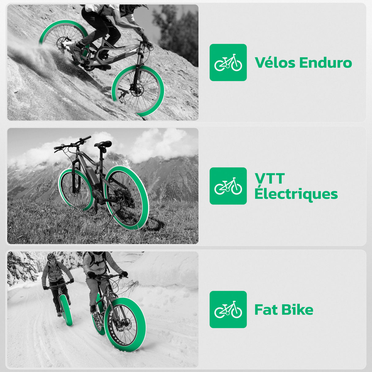 Chambre à air 29 pouces pour VTT enduro, VTT électrique et fat bike