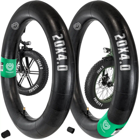 Chambre à air 20x4.0 Fatbike MoovMoov pour pneus Fatbike 20x4.0, valve Schrader