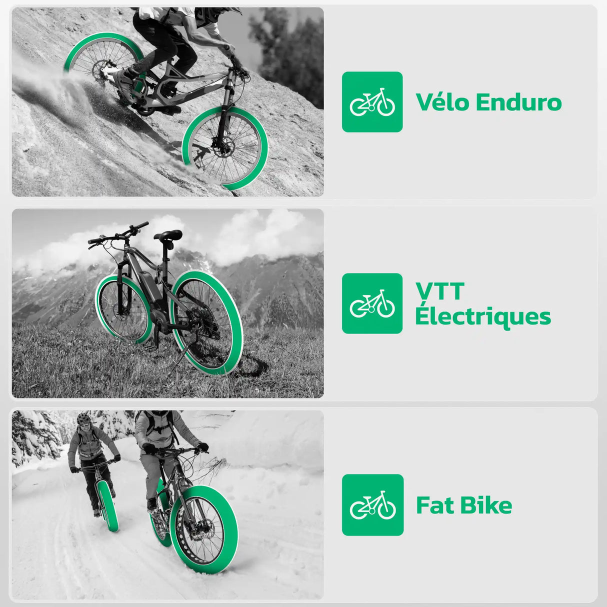 Chambre à air 27,5 pouces MoovMoov compatible vélo, enduro, VTT et fatbike