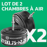Lot de 2 chambres à air 27,5 pouces MoovMoov