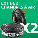 Lot de 2 chambres à air 700C MoovMoov