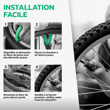 Guide d'installation de la chambre à air 20 pouces MoovMoov