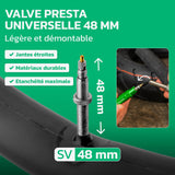 Valve Presta 48 mm de la chambre à air 16 pouces MoovMoov