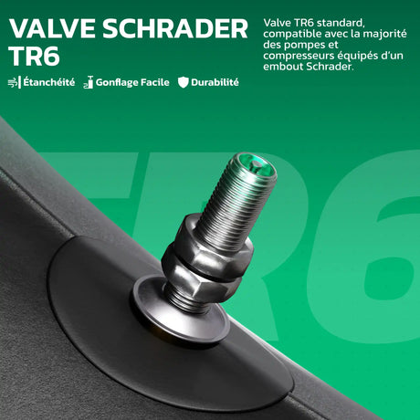Valve Schrader TR6 de la chambre à air 19 pouces MoovMoov